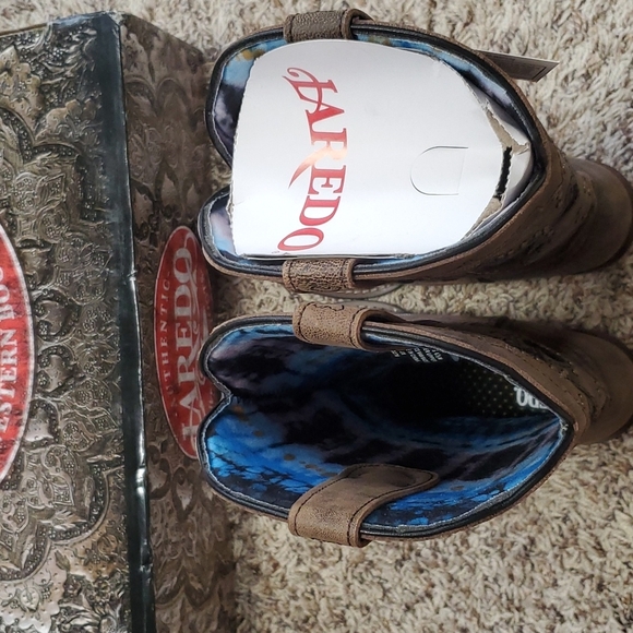 Authentic Laredo Cowgirl Western Country Leather Boots NWT *NO Offers!* - Picture 4 of 16